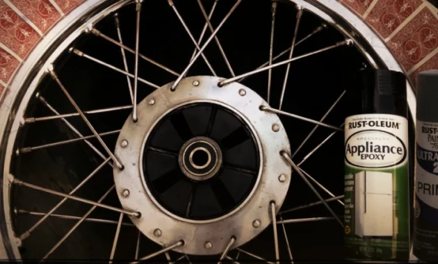 How To Paint Spoked Motorcycle Wheels