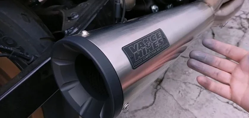 How To Remove Scratches From Bike Silencer