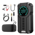 12V Car Emergency Jump Starter with Wireless Charging Power Bank – Portable Rescue Battery Pack